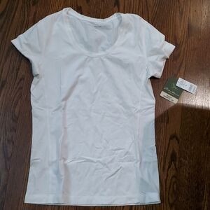 Eddie Bauer White Short Sleeve Tee